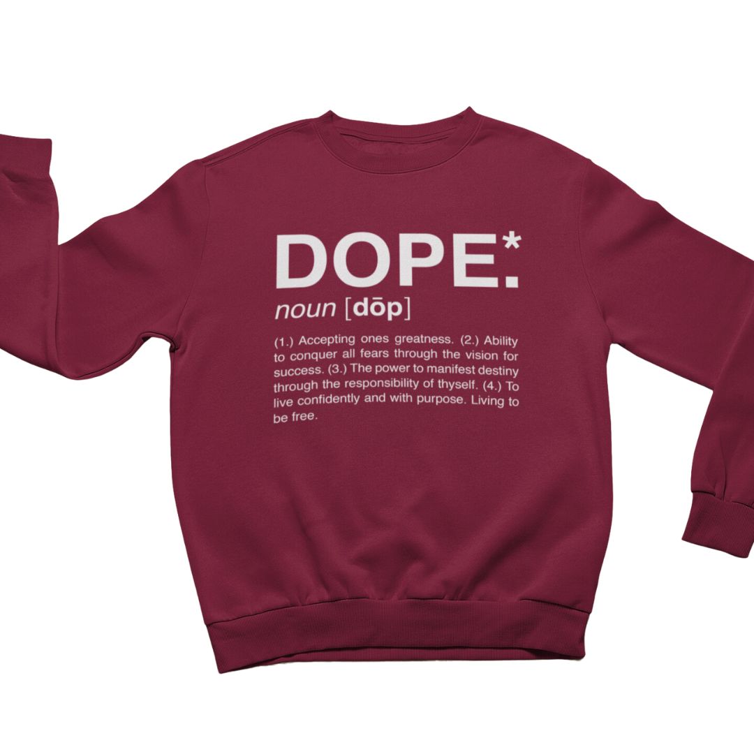 Dope Crewneck (Garnet)