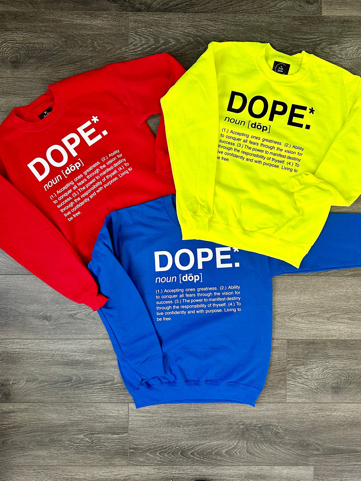 Dope Crewneck Bundle - Pop of Color