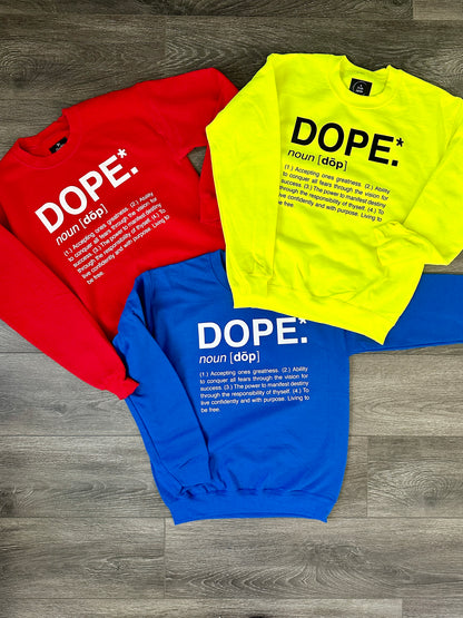 Dope Crewneck Bundle - Pop of Color